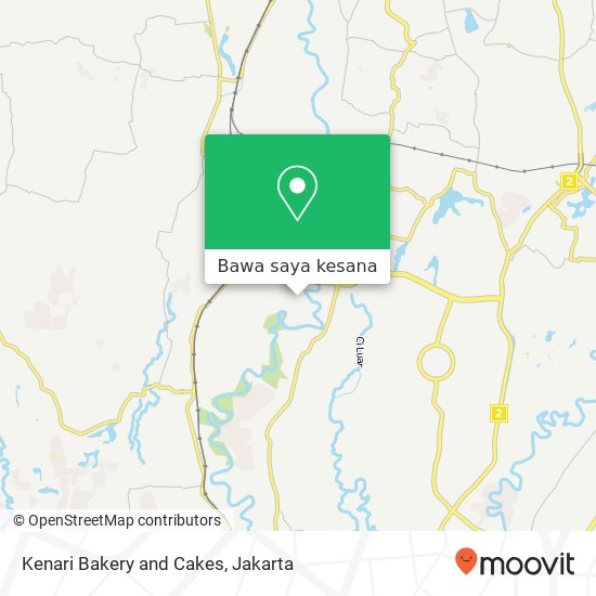 Peta Kenari Bakery and Cakes, Kartika Puspa Raya Bojong Gede Bogor 16320