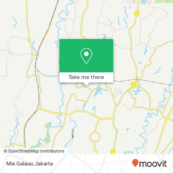 Peta Mie Galauu, Cibinong Bogor 16914