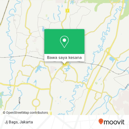 Peta Jj Bags, Jalan Raya Bogor Cibinong Bogor 16916
