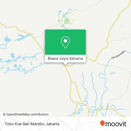 Peta Toko Kue Sari Mandiri, Jalan Raya Cibarusah Jonggol Bogor