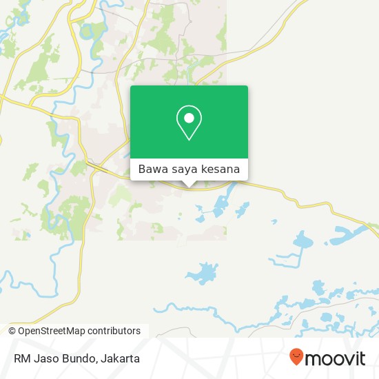 Peta RM Jaso Bundo, Jalan Raya Cileungsi-Jonggol Cileungsi Bogor 16820