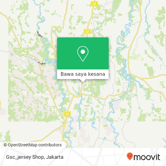 Peta Gsc_jersey Shop, Jalan Raya Bojongsari Bojongsari Depok 40354