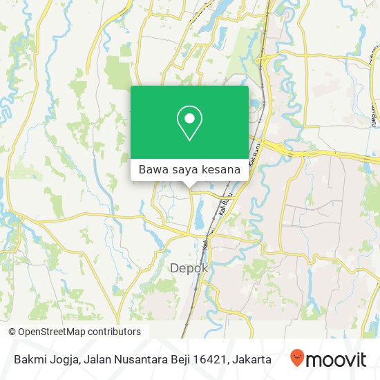 Peta Bakmi Jogja, Jalan Nusantara Beji 16421