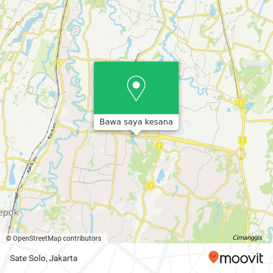 Peta Sate Solo, Jalan Ir. H. Juanda Sukma Jaya 16416