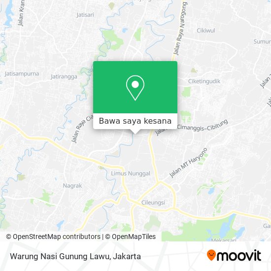 Peta Warung Nasi Gunung Lawu