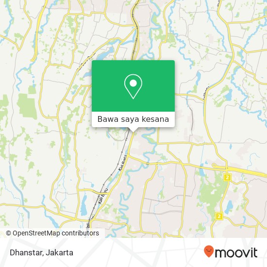 Peta Dhanstar, Jalan Margonda Beji Depok 16424