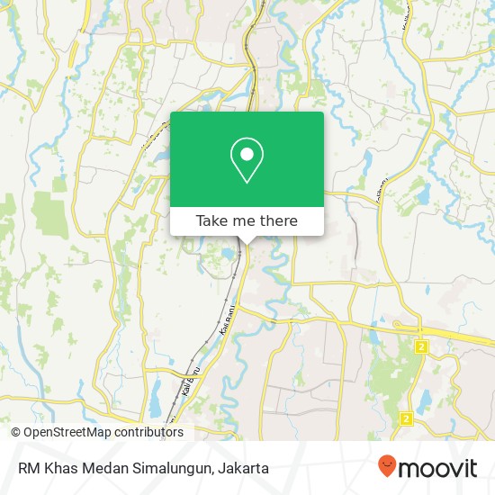 Peta RM Khas Medan Simalungun, Jalan Margonda Beji Depok 16424