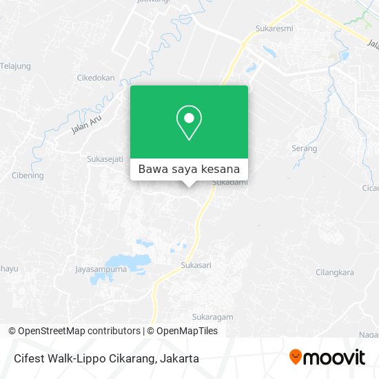 Peta Cifest Walk-Lippo Cikarang