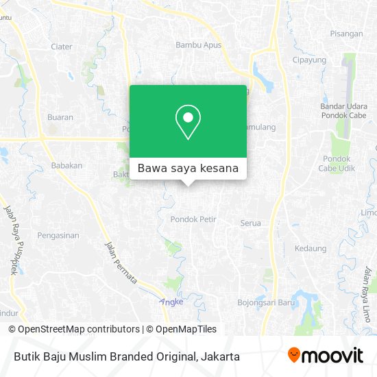 Peta Butik Baju Muslim Branded Original