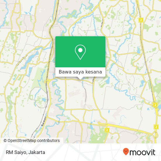 Peta RM Saiyo, Gang Bakti Cimanggis Depok 16451