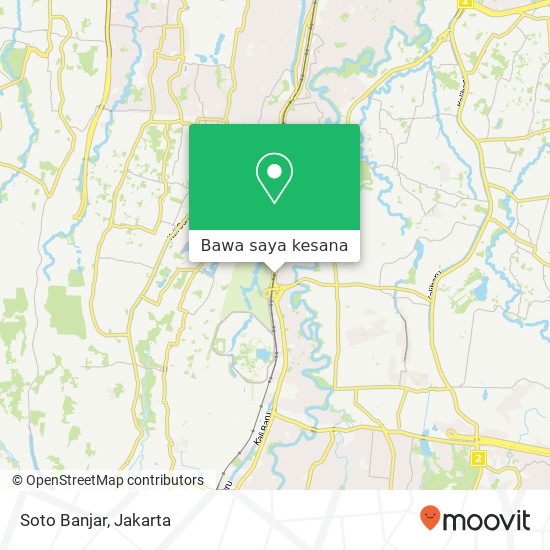 Peta Soto Banjar, Jalan Lenteng Agung Timur Jagakarsa Jakarta 12640