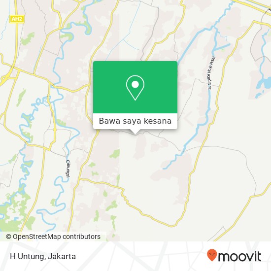 Peta H Untung, Jalan Raya Setu Bantar Gebang Mustikajaya Bekasi 17156