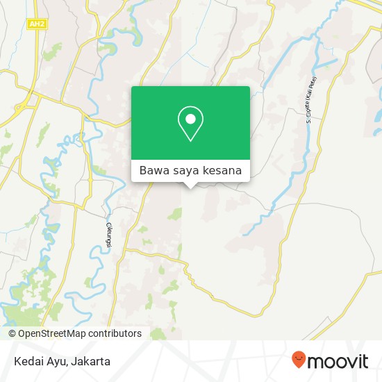 Peta Kedai Ayu, Jalan Benda Mustikajaya Bekasi 17156