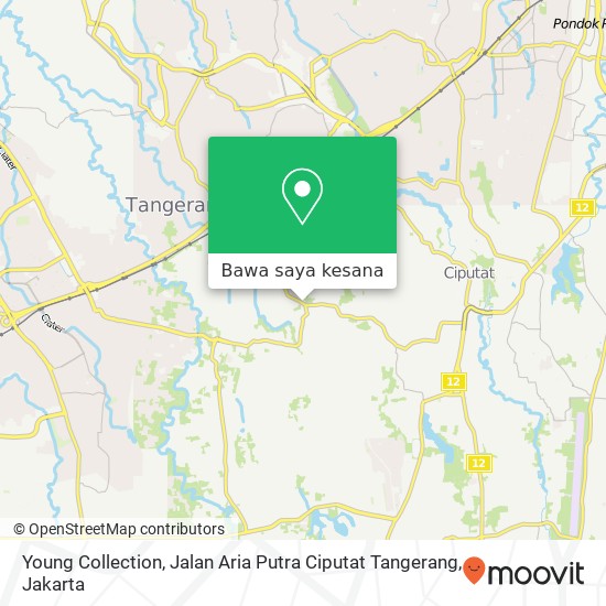 Peta Young Collection, Jalan Aria Putra Ciputat Tangerang