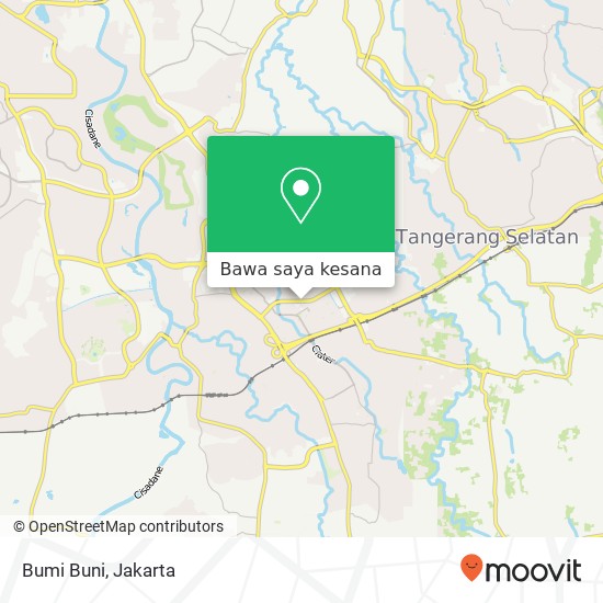 Peta Bumi Buni, Jalan Griya Loka Raya Serpong Tangerang