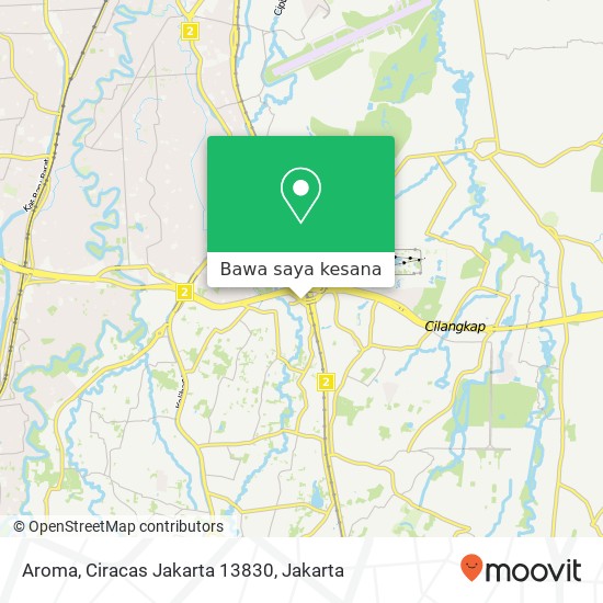 Peta Aroma, Ciracas Jakarta 13830