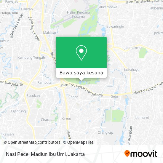 Peta Nasi Pecel Madiun Ibu Umi