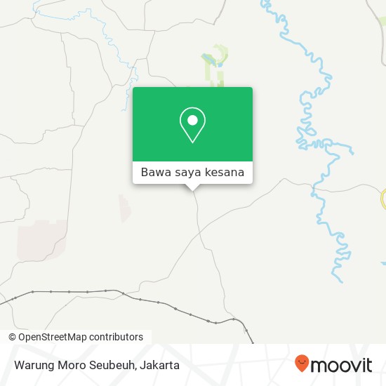 Peta Warung Moro Seubeuh, Jalan Raya Tigaraksa Jambe Tangerang