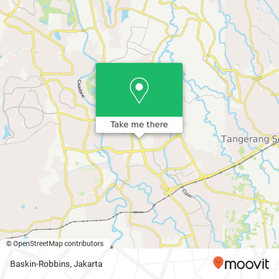 Peta Baskin-Robbins, Jalan Kapt. Soebiando Djojohadikusumo Serpong Tangerang