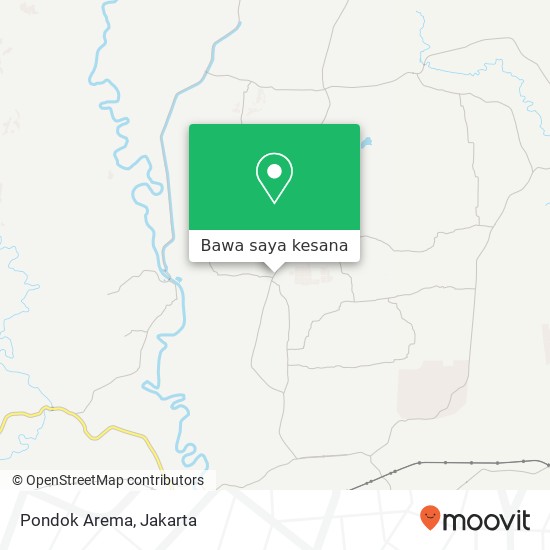 Peta Pondok Arema, Jalan Raya Cisoka Adiyasa Solear Tangerang