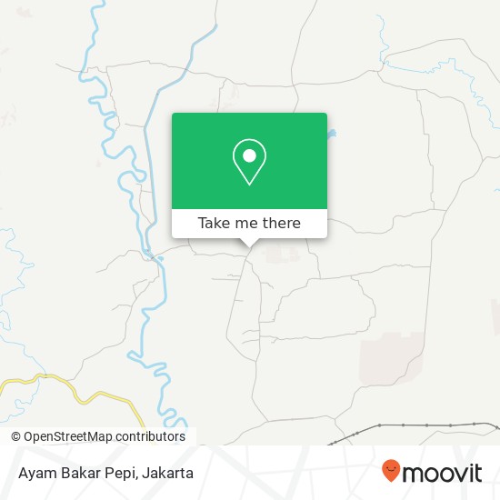Peta Ayam Bakar Pepi, Jalan Raya Cisoka Adiyasa Solear Tangerang