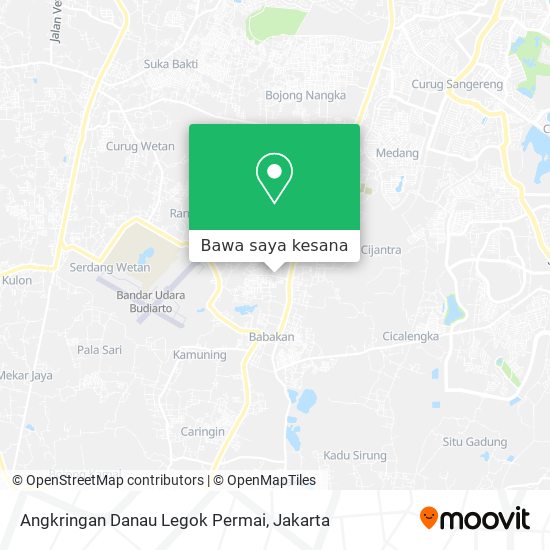 Peta Angkringan Danau Legok Permai