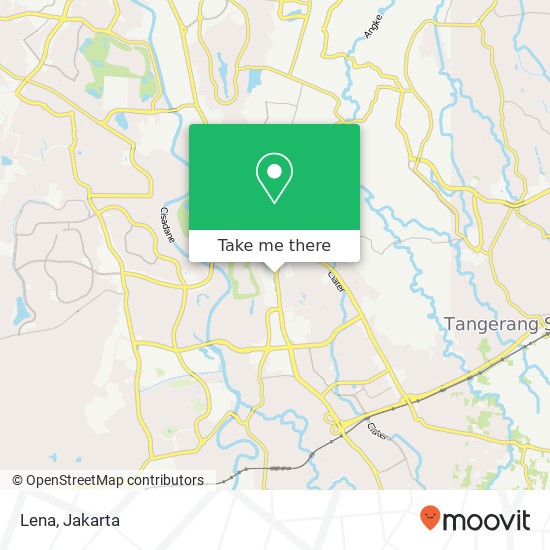 Peta Lena, Komplek Ruko Itc Serpong Tangerang
