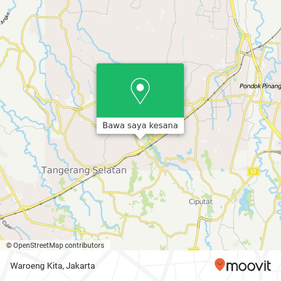 Peta Waroeng Kita, Pondok Aren Tangerang