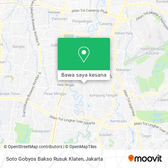 Peta Soto Gobyos Bakso Rusuk Klaten