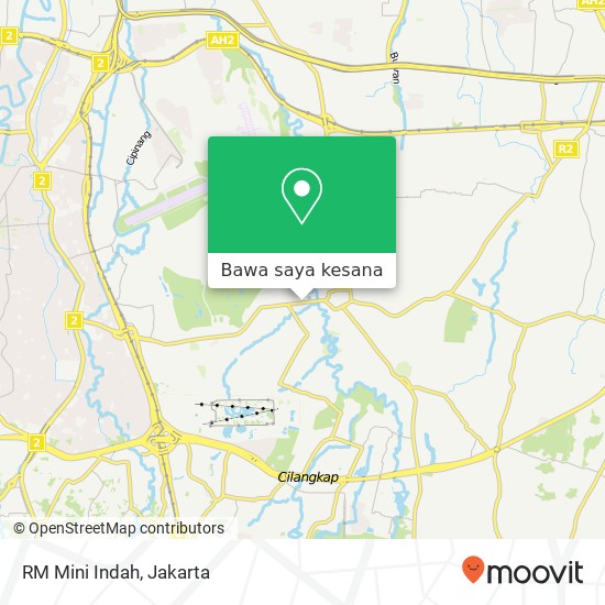 Peta RM Mini Indah, Jalan Raya Pondok Gede Cipayung 13810