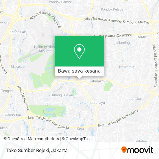 Peta Toko Sumber Rejeki