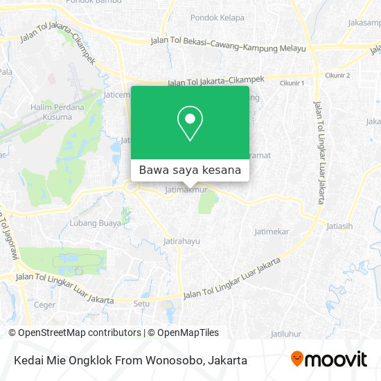 Peta Kedai Mie Ongklok From Wonosobo