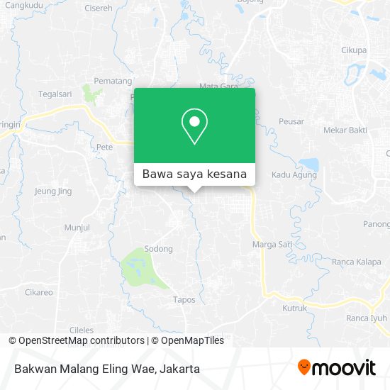 Peta Bakwan Malang Eling Wae
