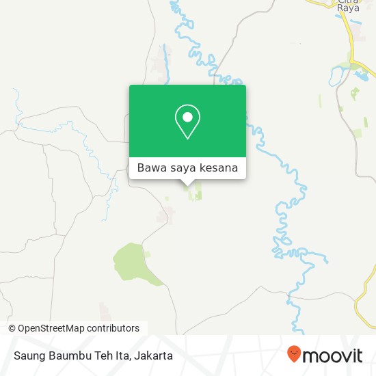 Peta Saung Baumbu Teh Ita, Tigaraksa Tangerang