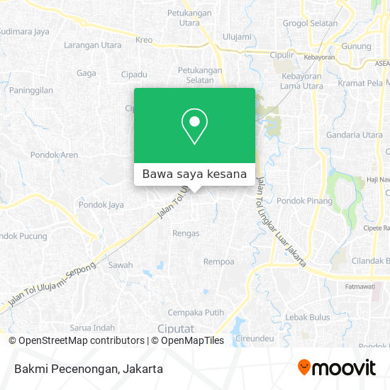 Peta Bakmi Pecenongan