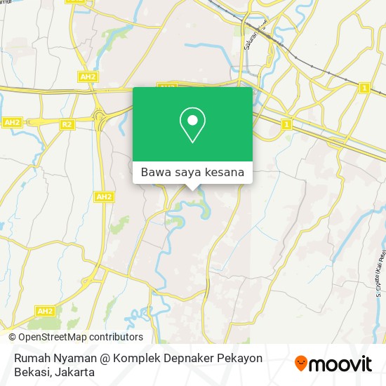 Peta Rumah Nyaman @ Komplek Depnaker Pekayon Bekasi