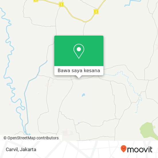 Peta Carvil, Jalan Raya Cisoka-Tigaraksa Cisoka Tangerang