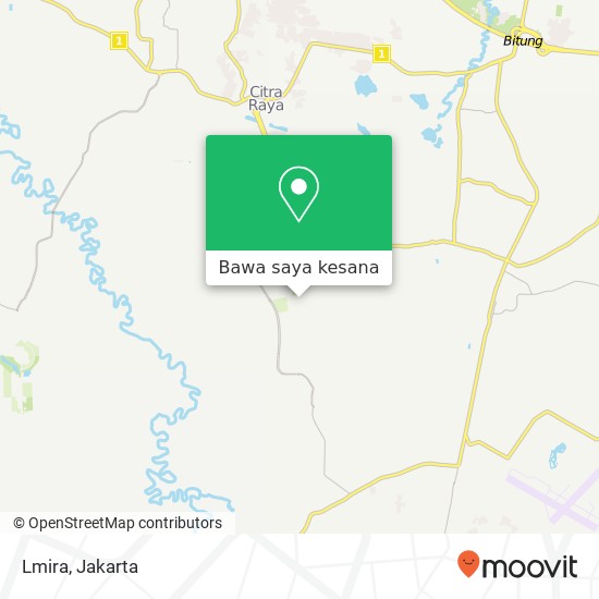 Peta Lmira, Jalan Citra Raya Permai Panongan Tangerang