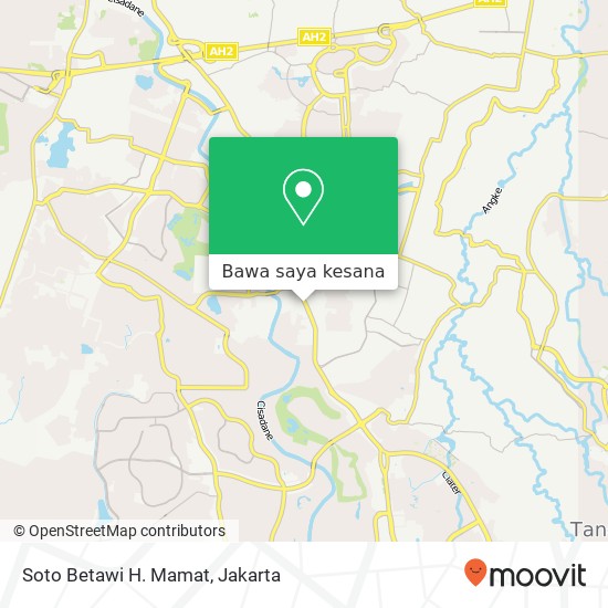 Peta Soto Betawi H. Mamat, Jalan Raya Serpong 51 Serpong Utara Tangerang 15337