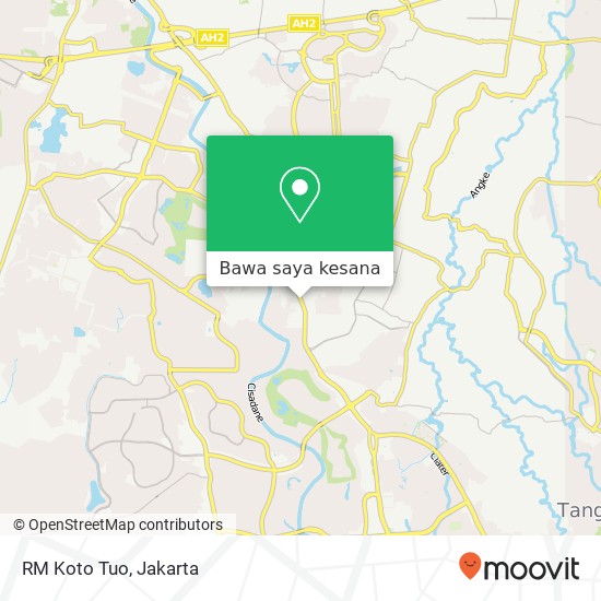 Peta RM Koto Tuo, Jalan Raya Serpong Serpong Utara Tangerang