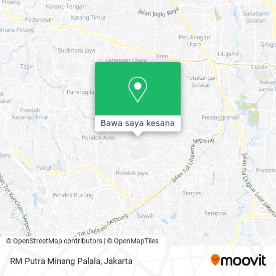 Peta RM Putra Minang Palala