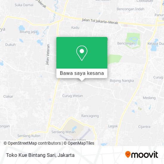 Peta Toko Kue Bintang Sari
