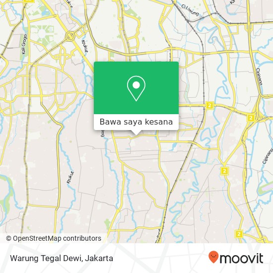 Peta Warung Tegal Dewi, Jalan Duren Tiga Raya Pancoran Jakarta 12760