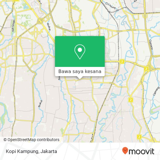 Peta Kopi Kampung, Jalan Veteran 6D Pancoran Jakarta Selatan 12760