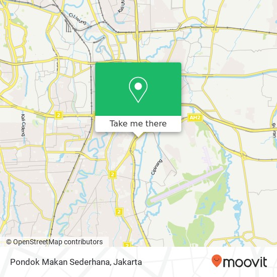 Peta Pondok Makan Sederhana, Jalan Gereja Makasar Jakarta 13650