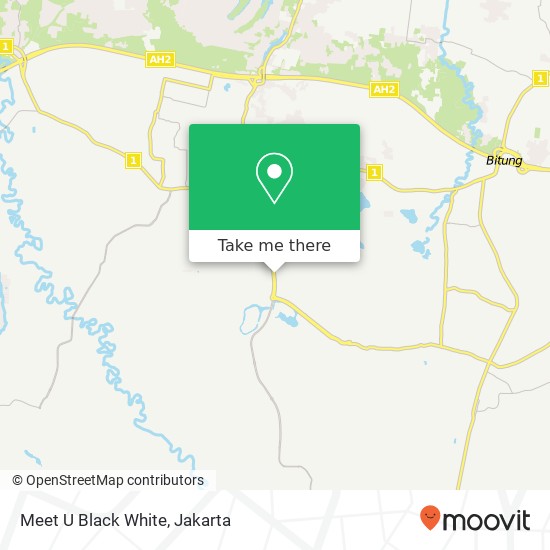 Peta Meet U Black White, Jalan Citra Raya Boulevard Cikupa Tangerang