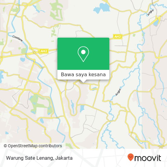 Peta Warung Sate Lenang, Jalan Bhayangkara Raya Serpong Utara 15336