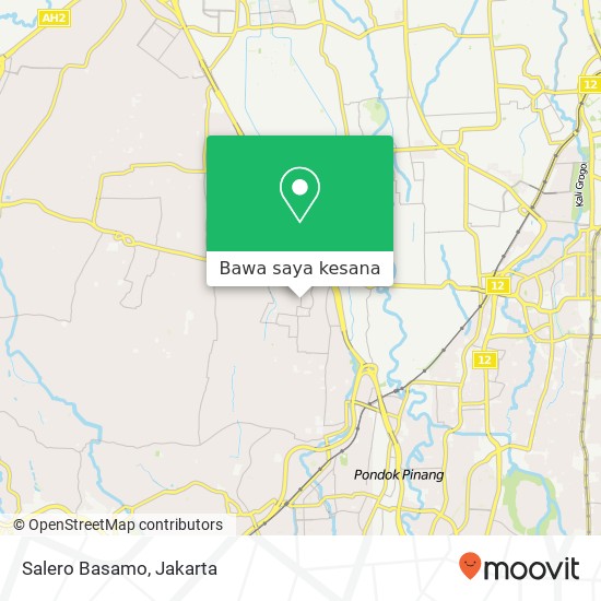 Peta Salero Basamo, Jalan Damai Pesanggrahan Jakarta 12270