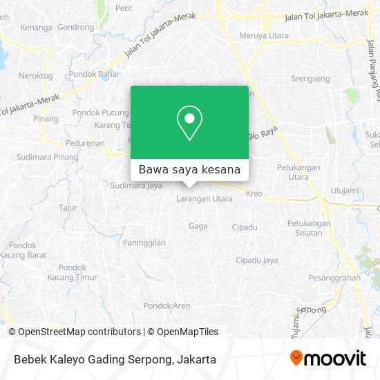 Peta Bebek Kaleyo Gading Serpong