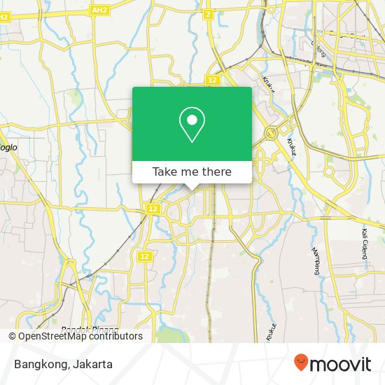 Peta Bangkong, Jalan Pakubuwono 6 Kebayoran Baru Jakarta 12120